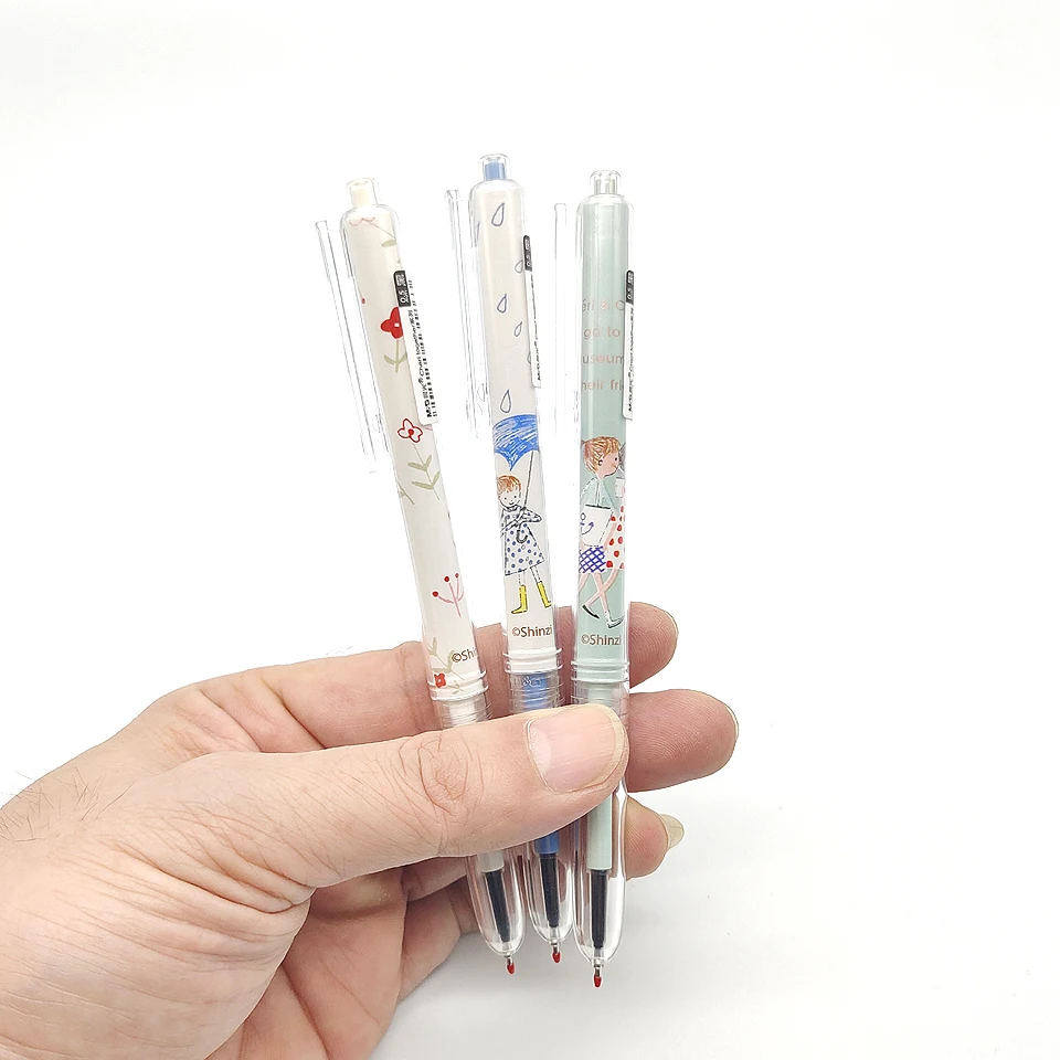 

Ручка гелевая с черными чернилами, 0,5 мм, 3 шт./лот