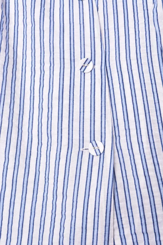 Испания один Ранняя осень Элегантный Slim Fit ремень в Вертикальную Полоску Slim Fit Для женщин средней длины Тренч
