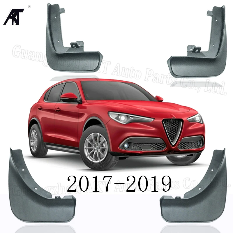 Черные передние и задние брызговики Брызговики Накладка для Alfa Romeo Stelivo SUV~ брызговик