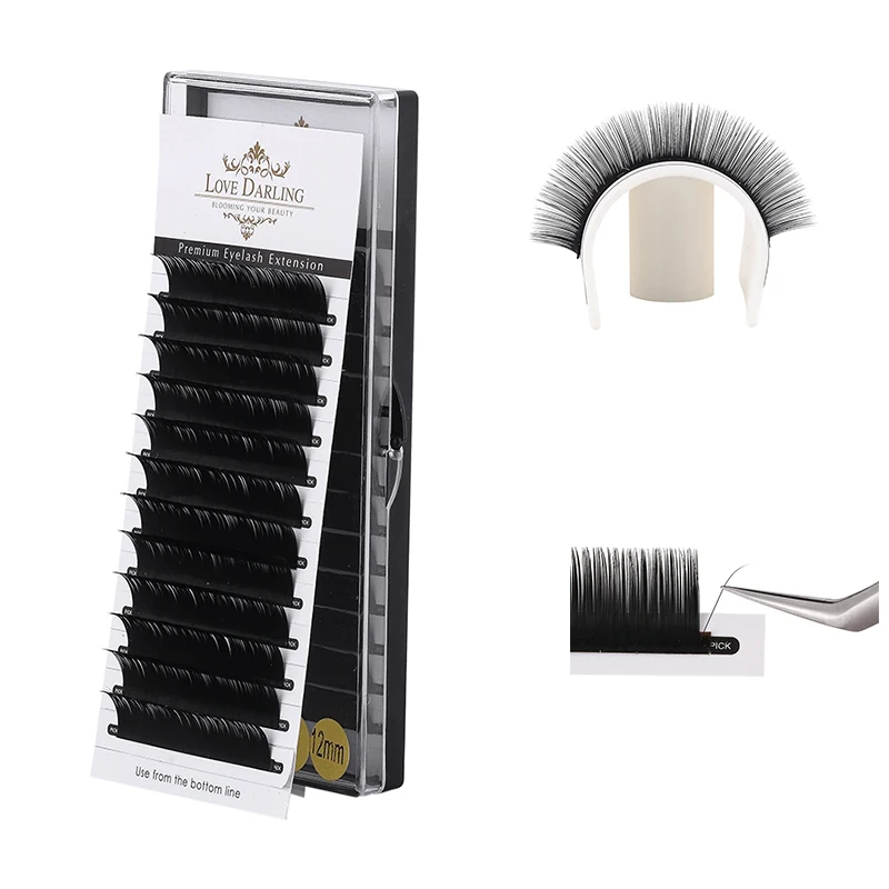 

Love Darling 14-19mm eyelashes individual eyelash natural eyelashes for soft Russia eyelash extension