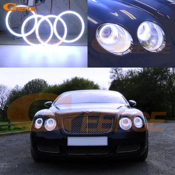 

For Bentley Continental Flying Spur 2006-2012 Excellent Ultra bright illumination COB led angel eyes kit halo rings