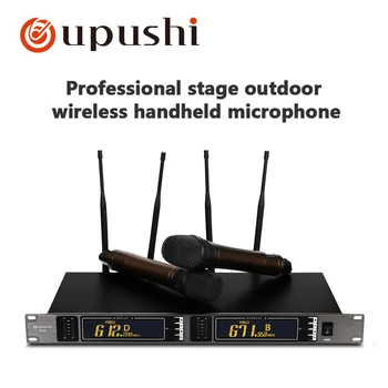 

Oupushi Professional stage outdoor wireless handheld microphone and High-frequency signal transmission