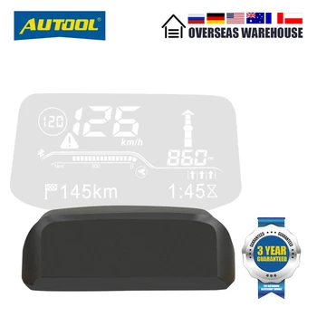 

AUTOOL X500 OBD2 HUD Car Bluetooth GPS Navigation Head Up Display Windshield Speed Projector Water Temp Overspeed RPM Accessory