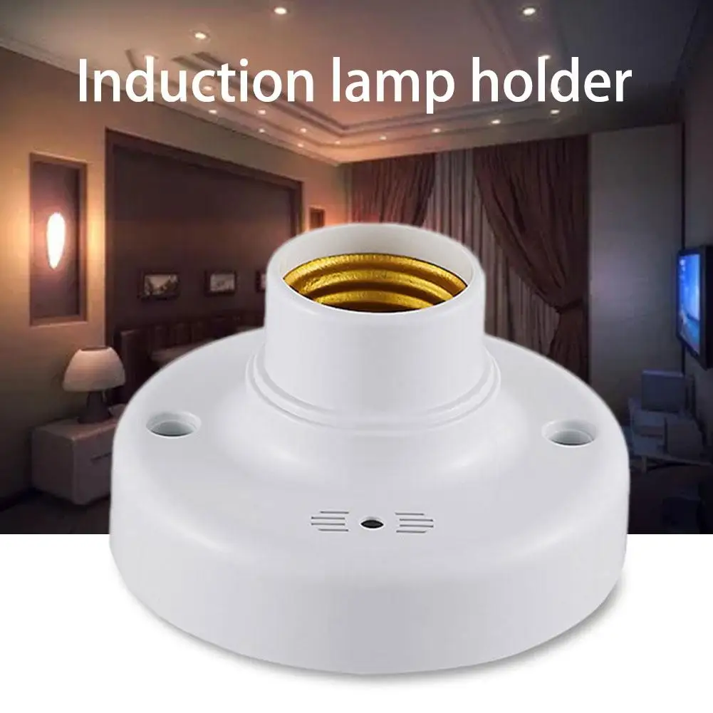 Головная лампа со звуком, лампа с датчиком задержки, головная головка со звуком, переключатель со звуком и светильник, держатель с винтом E27, держатель лампы
