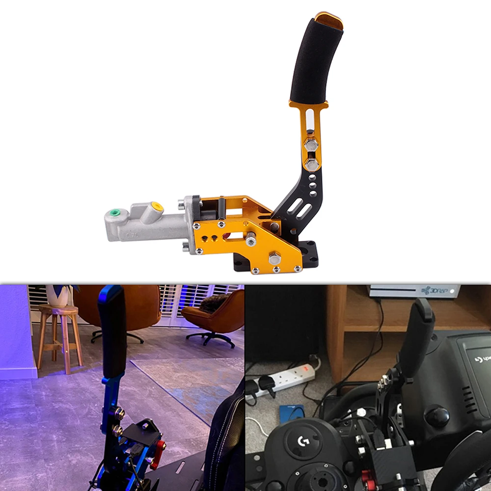 RASTP-Universal Racing Drift Race Handbrake Aluminum Vertical Hydraulic Handbrake Lever Drift Hand brake E-Brake RS-HB002