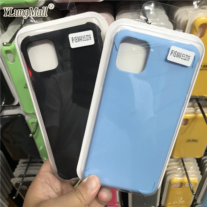 

Soft Liquid Silicone Case for iPhone 11 Pro Max 2019 Anti-knock Case iPhone 11 Pro Xs Max XR X 7 8 6 Plus Shockproof Phone Cover