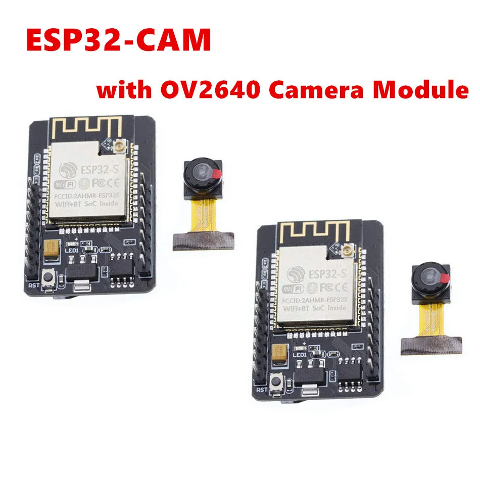 ESP32 Cam ESP32-Cam WiFi Bluetooth ESP32 Camera Module Development Board with OV2640 Camera Module rcmall 4pcs esp32 s2 saola 1r esp32 s2 saola 1r dev kit featuring esp32 s2 wrover esp 32 development board 4 mb flash