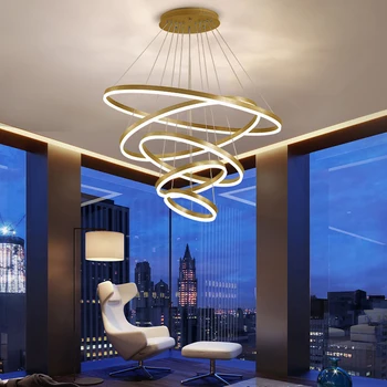 

NEW Postmodern LED Chandelier Lighting Light Fixtures Loft Suspension Hanging Lamp Kitchen Chandeliers Gorgeous Living Room Lamp