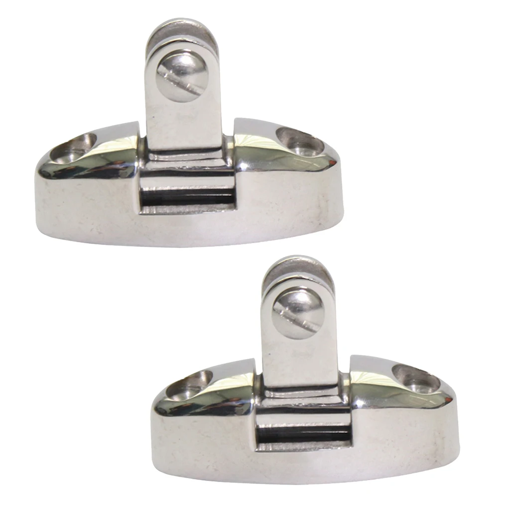 2 шт. универсальная лодка Бимини Вертлюг палуба шарнир морской из нержавеющей стали