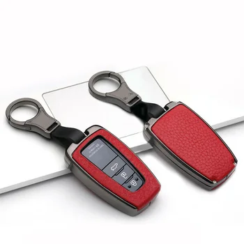 

Wear-resistant Car key case Leatherette + Zinc alloy (metal) Auto Covers Fob
