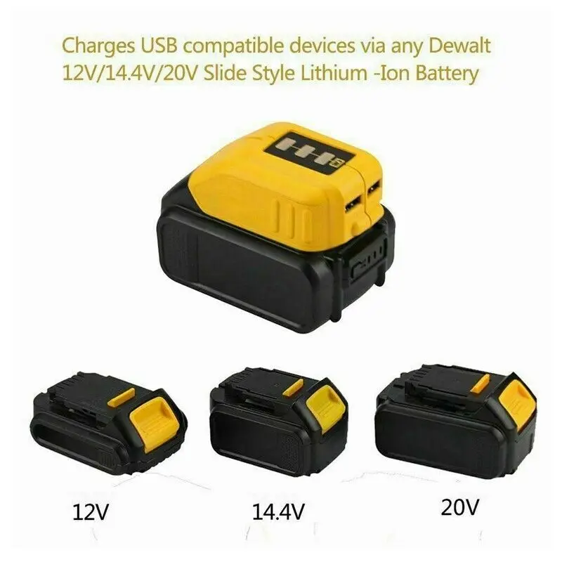 Зарядное устройство с USB преобразователем Amityke для DEWALT 12 В 14 4 18 в 20