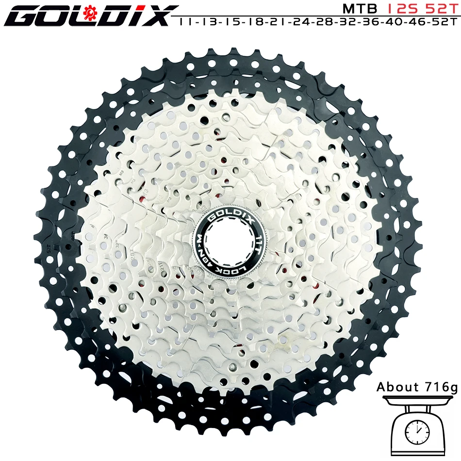GOLDIX велосипед freewheel 8S/9S/10s/11S/12s горный Sprockets32T/36T/40T42T/46T/50T/52T Кассетный Маховик для