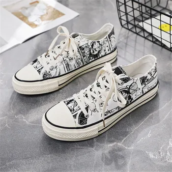 

Canvas skate shoes boots classic in the canvas shoes men sports women shoes trend tie student couple casual shoes skateboard new