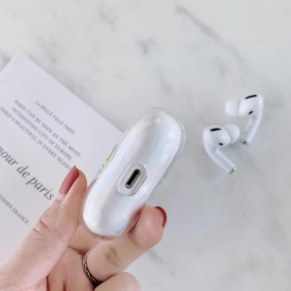 Чехол для AirPods Pro, Роскошный прозрачный чехол для наушников, чехол для Air pods Pro 3 Apple TWS, силиконовый защитный чехол Fundas