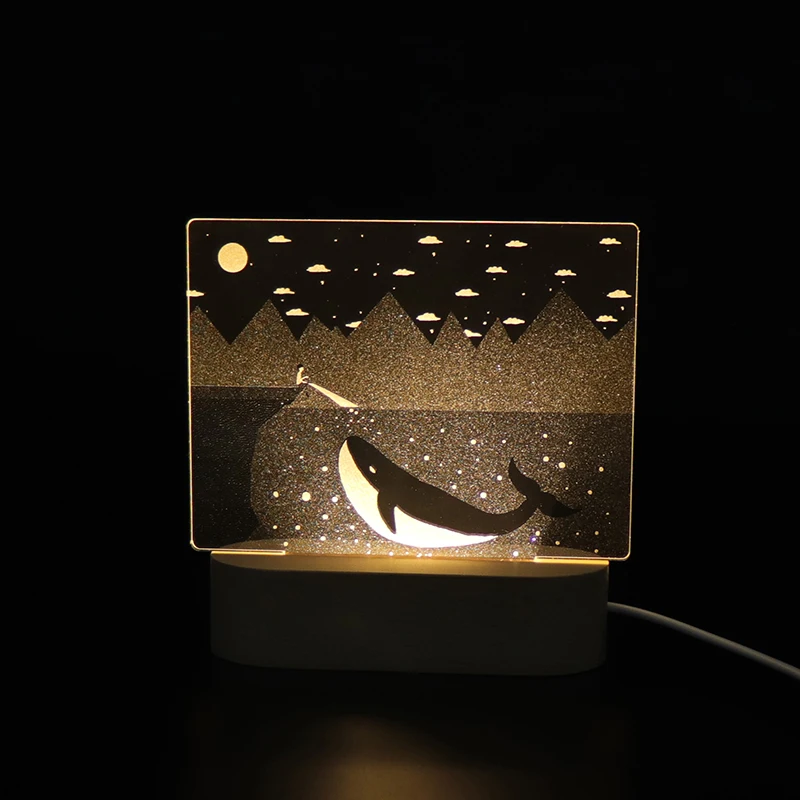 3D USB дети светодиодный детский ночник