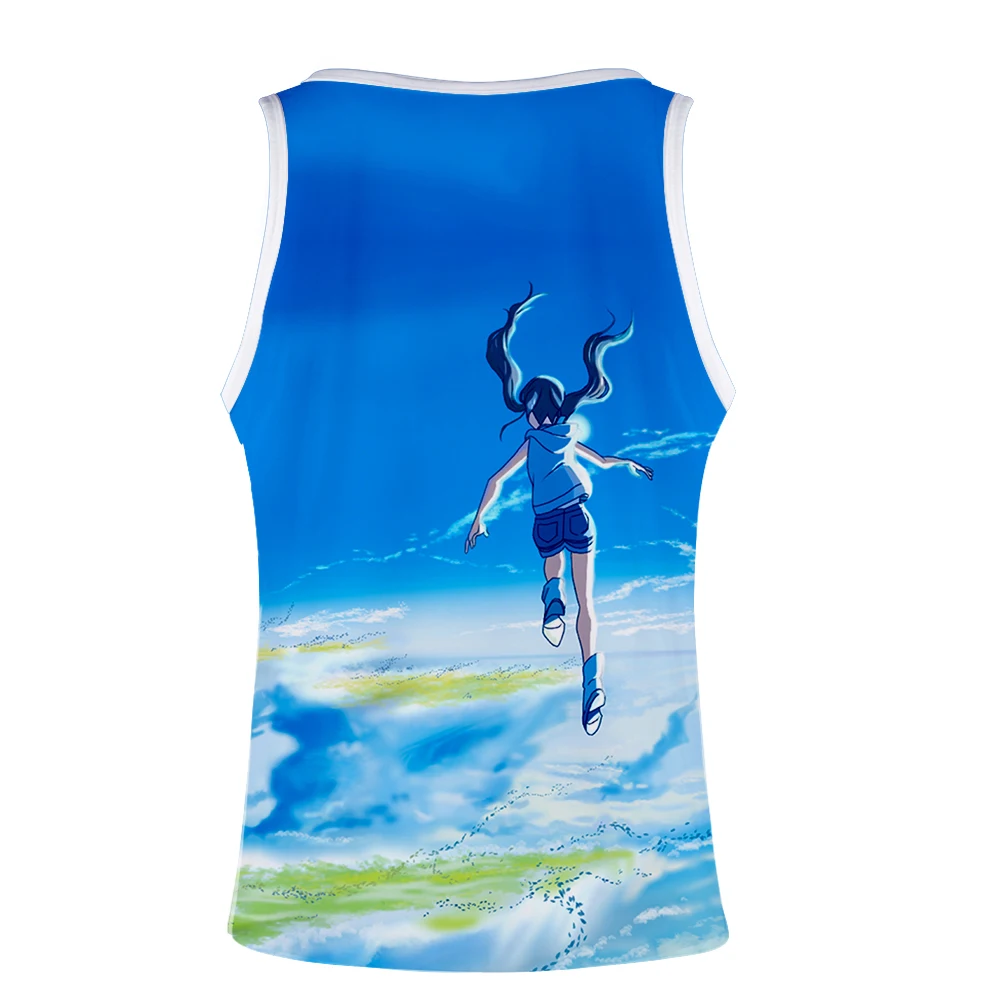 Son of the weatherJ apanese cartoon men Soft Solid Tank Top Straps Son of the weatherJ apanese cartoon men Soft Solid Tank Top Straps