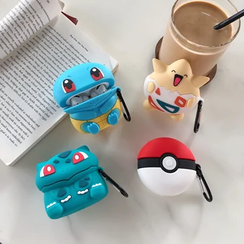 

3D Cartoon Pokemon Ball For Apple Airpods Pro Air Pods 3 Case Protective Cover Bluetooth Earphone Case Soft Silicone Headset Bag