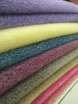 

Imitation rabbit plush two-color rabbit plush toy fabric wholesale