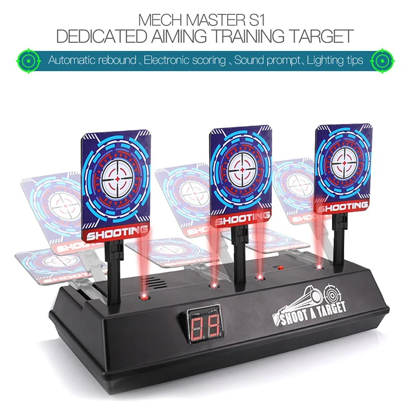 

Automatic Return Shooting Gun Target Target Electric Scoring High Precision Dubbing Auto Reset