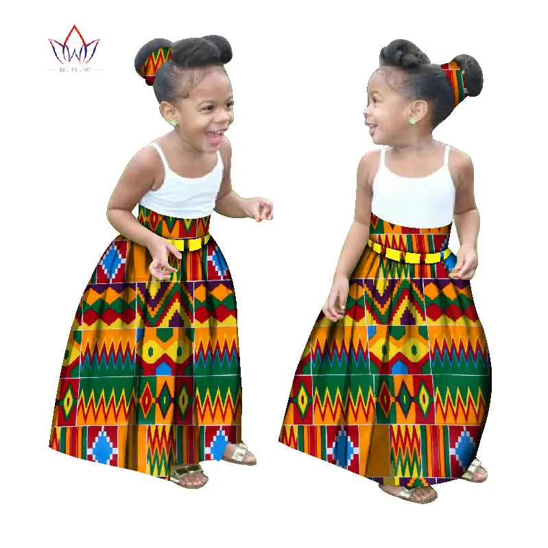 Verão crianças roupas africanas personalizado menina moda