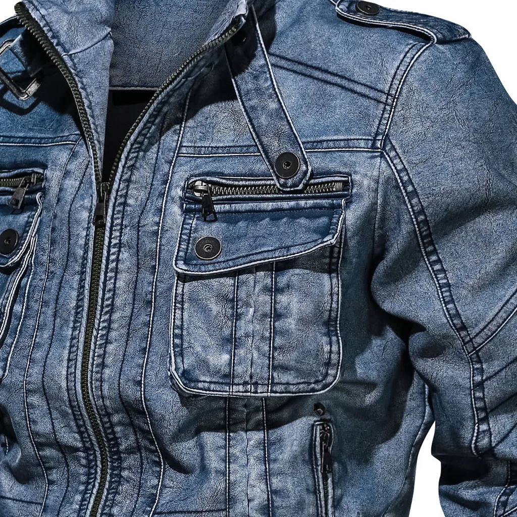 Мужская куртка, XL-4XL, мужская куртка из ПУ кожи, приталенное пальто из искусственной кожи, мотоциклетные куртки, мужские пальто,, брендовая одежда