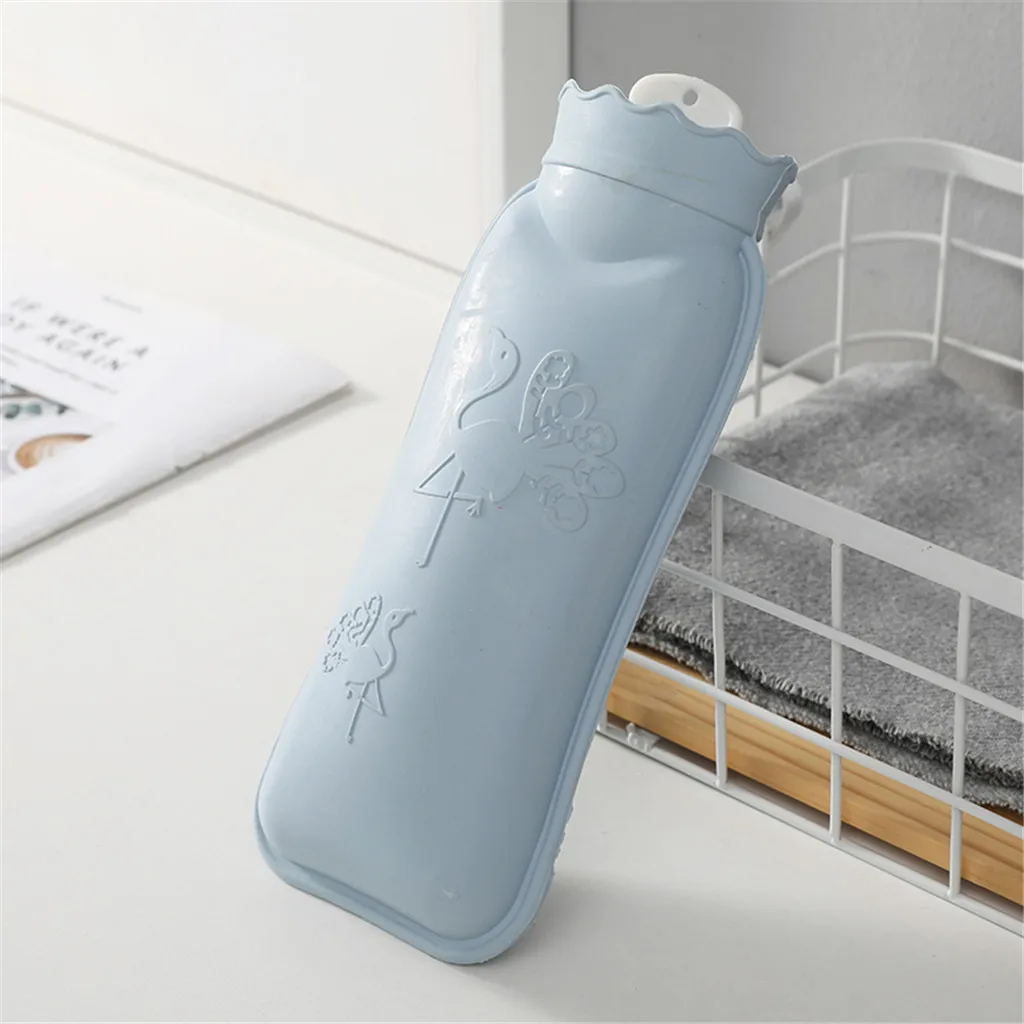Резиновая бутылка для горячей воды, большая портативная грелка Bolsa Agua Caliente, грелки для рук, сумка для горячей воды, тепловой пакет