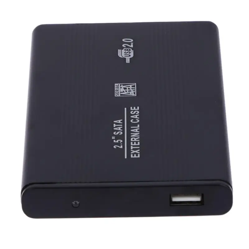 2,5 "дюймовый USB 2,0 SATA Корпус жесткого диска коробка HDD жесткий диск Внешний корпус Caddy для Windows XP/Vista/Win8/Win10 Mac OS 8,6