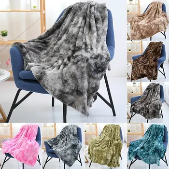 

130x160/160x200cm Furry Soft Blanket Rug Bed Chair Sofa Living Room Fuzzy Soft Short Faux Fur Throw Blanket.