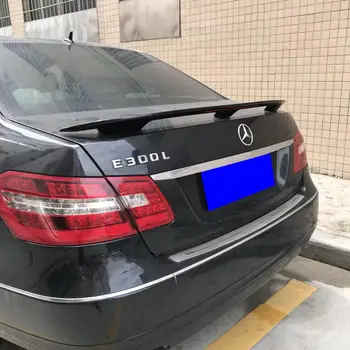 

Use For Benz E Class W212 2008--2015 Year Spoiler ABS Plastic Carbon Fiber Look Rear Trunk Wing Car Body Kit Accessories