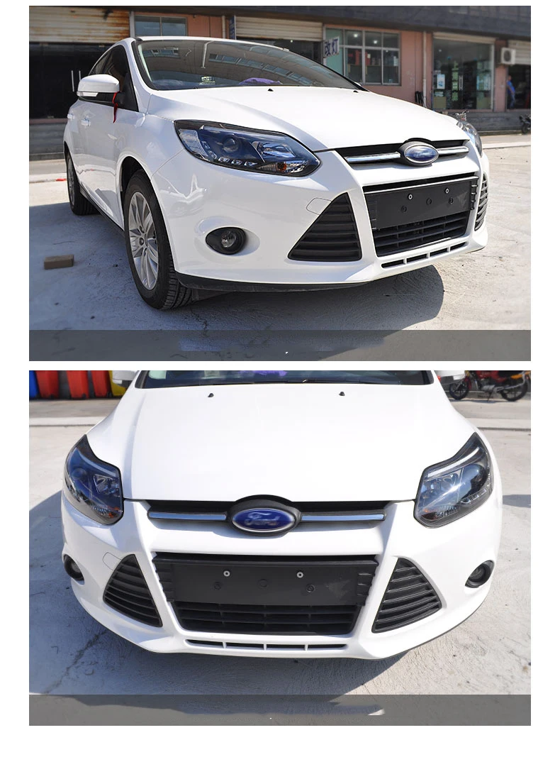 Автомобильный Стайлинг фара чехол для Ford focus фары 2012- светодиодный Ford focus фары DRL Двойной Луч би-ксеноновых фар, Высокопрочная конструкция