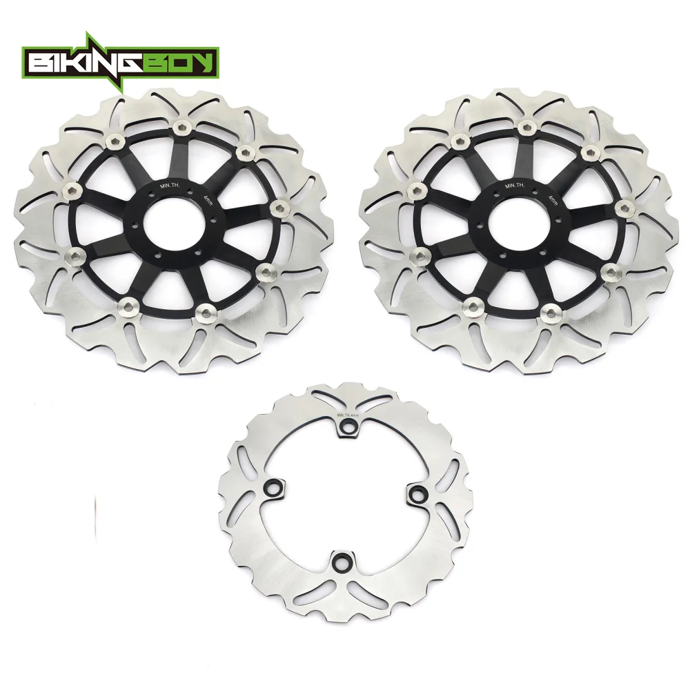 BIKINGBOY для HONDA CBR 900 RR 94-97 VTR 1000 F 97-07 CBR 600 F F3 95-98 CB 400 N плавающие Передние Задние тормозные диски роторы