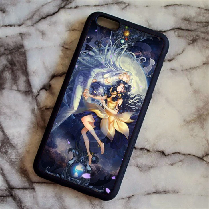 Черный KETAOTAO лазер Сейлор Мун селфи телефон чехол s для samsung S3 S4 S5 S6 S7 S8 S9 PLUS Note 4 5 7 8 Чехол Мягкий ТПУ резиновый силиконовый - Цвет: Черный
