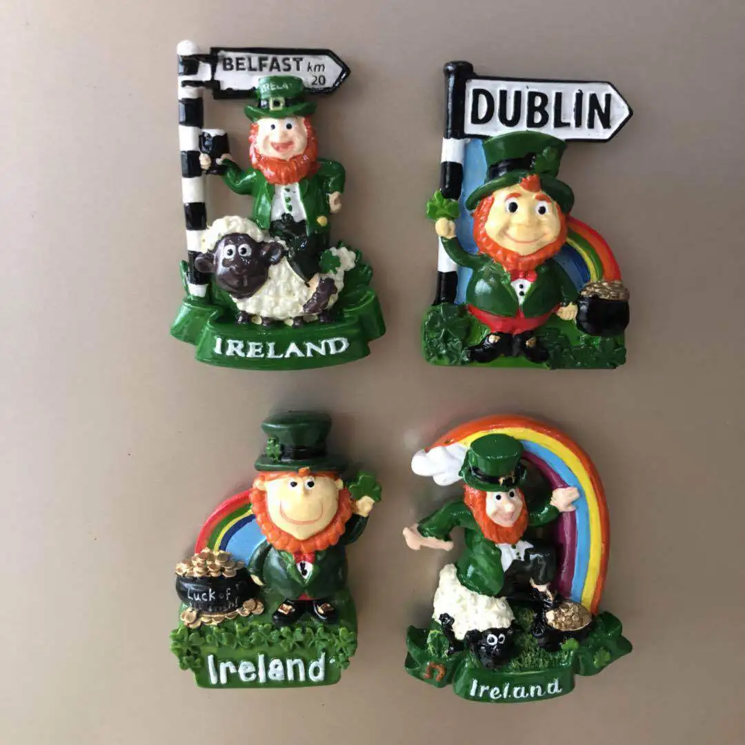 Resin Fridge Irish Cartoon Dublin Animal Lamb Refrigerator