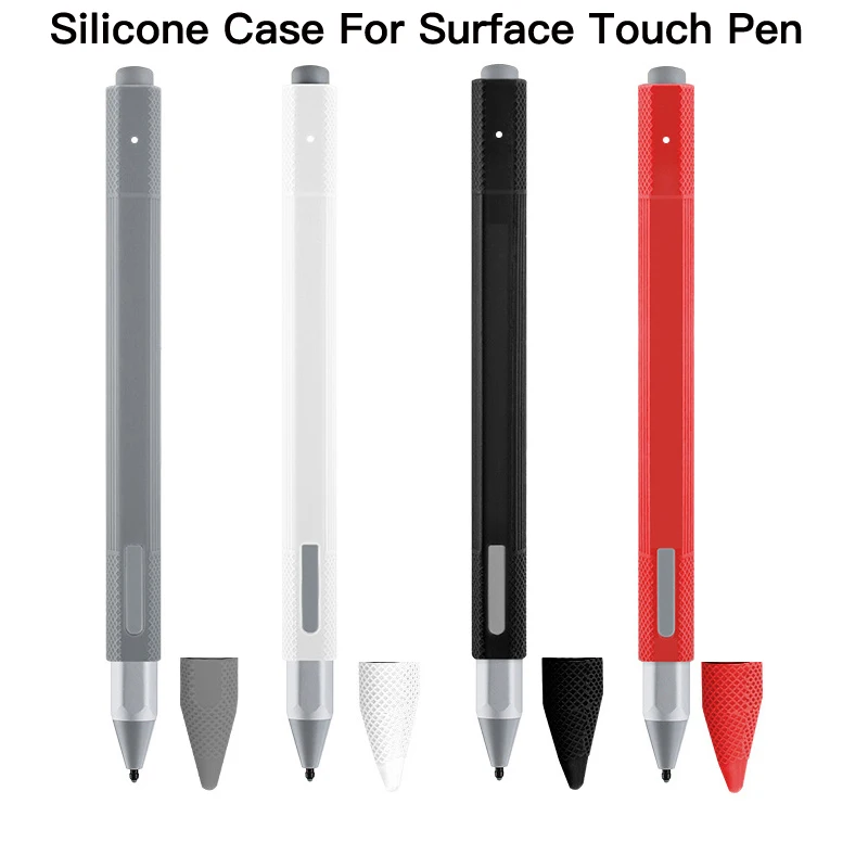 

Soft Silicone Stylus Protective Case Tablet Touch Pen Full Protective Cover Sleeve Wrap Holder Bag For Surface Touch Pen