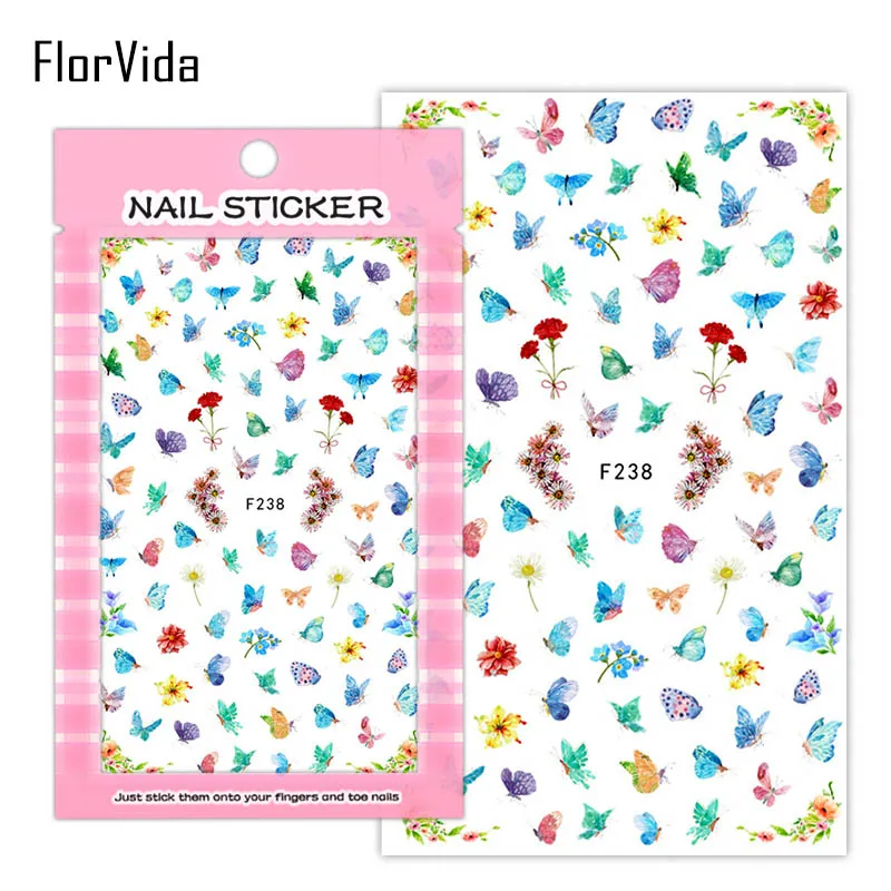 FlorVida F159-188 клей для ногтей наклейки с клеем на ногти Одри Хепберн милый дизайн для маникюра красоты ногтей
