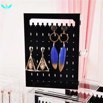 

New Acrylic Jewelry Organizer Box for Necklace Display Storage Case Earrings Bracelet Hanger Decoration Girls Gift Women HTML