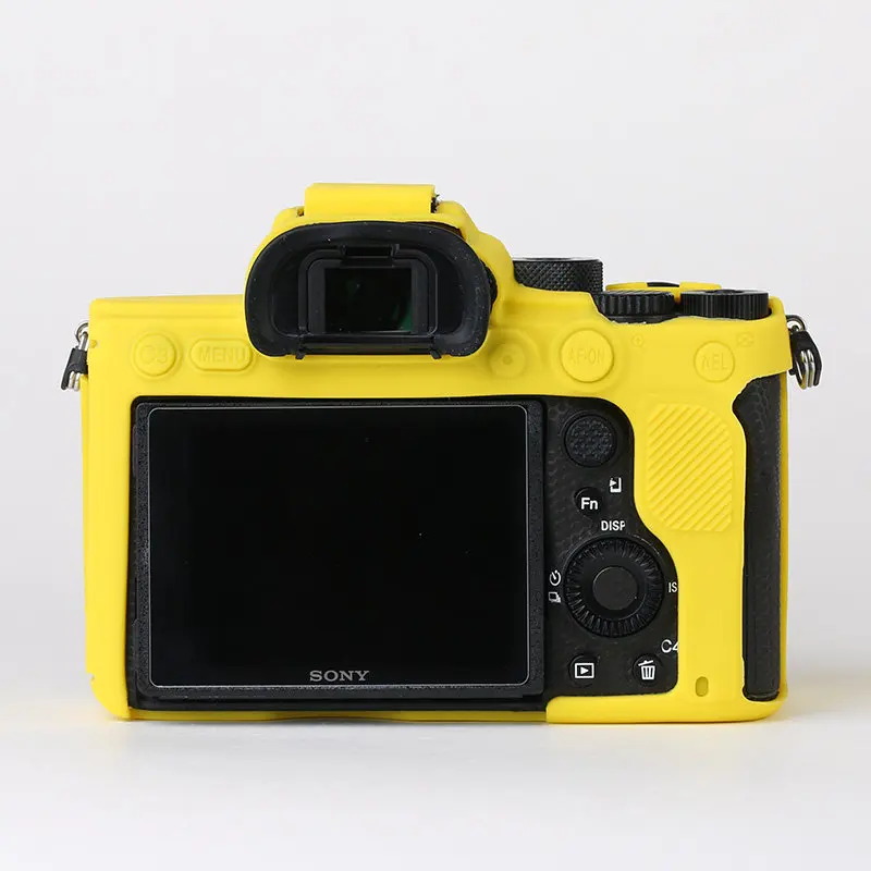 Silicone Armor Skin Case Cover Camera Bag for Sony A7C ZV1 A7 III A7R III A7M3 A7RM3 A7R IV A7RM4 A7 II A7R II A7S II A9 II A9M2