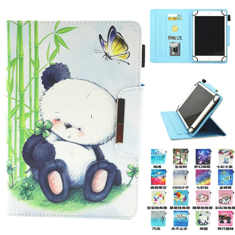 Print PU Leather Cartoon Case for Sony Reader PRS-T3/T2/T1/650/600/505 Kindle 8 Paperwhite 2 3 4 6'' 6 Inch EBook Cover |