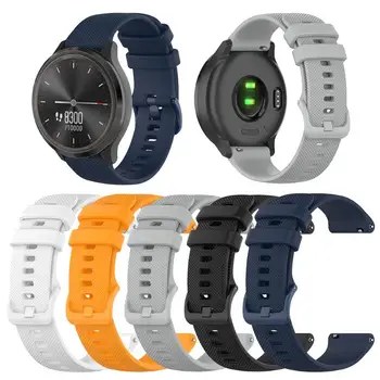 

20mm Silicone Wristband Watch Strap for Garmin Vivomove 3/Move Luxe/Style Smart Watch Strap Replacement for Garmin Vivomove 3