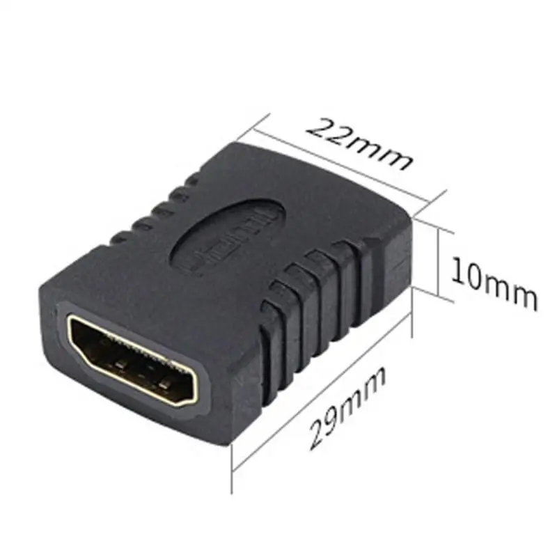 5 шт. HDMI Расширенный адаптер высокоскоростной 1080P HDMI Женский позолоченный интерфейс ПВХ внутренняя изоляция муфта