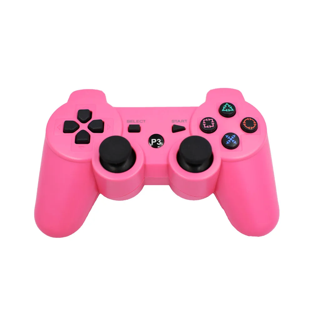 PINK Беспроводной геймпад для PS3 контроллер Bluetooth консоль для sony PS3 геймпад для Playstation 3 контроллер для Dualshock 3 джойстик - Цвет: PINK
