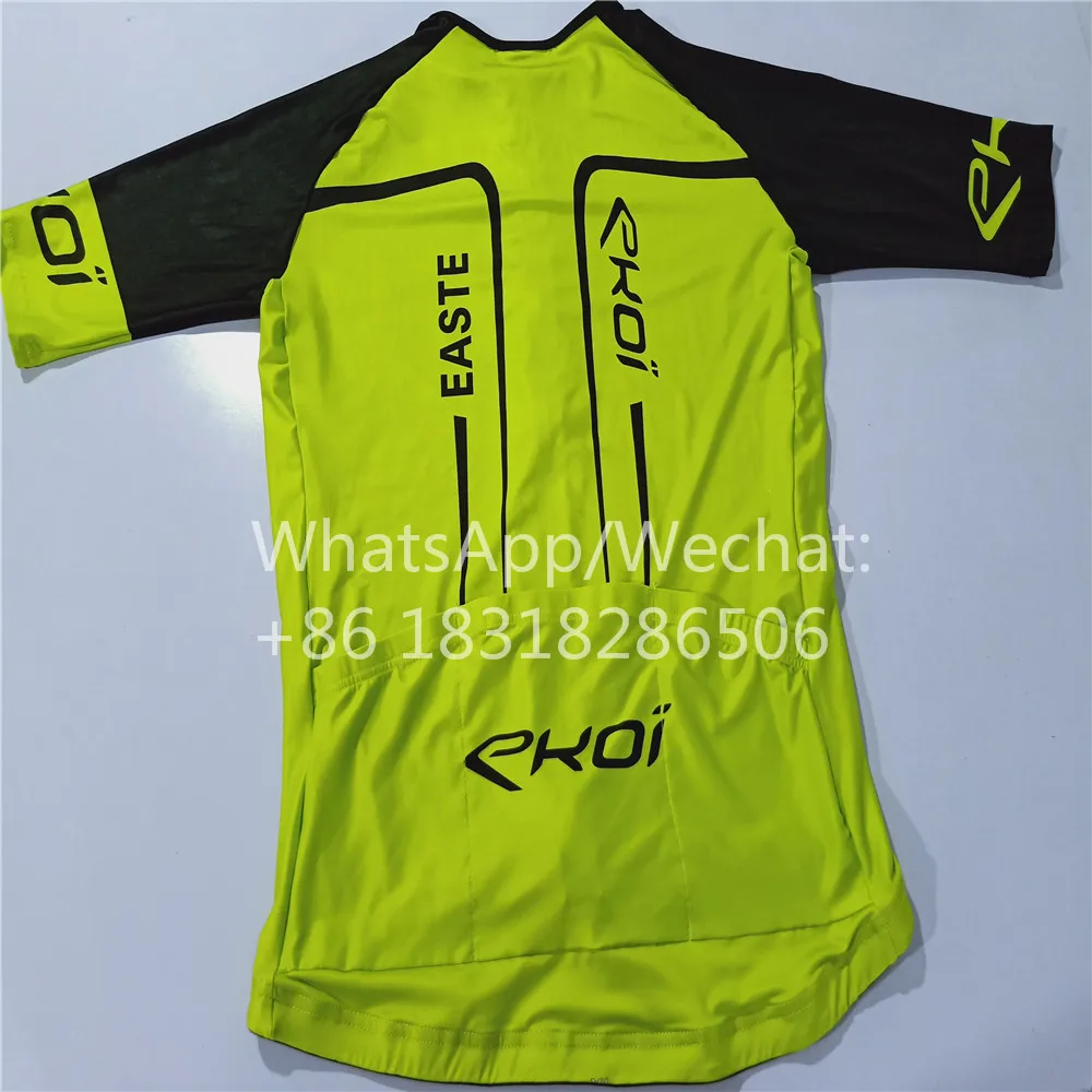 EKOI bike sweatshirt summer sports men short sleeve cycling jersey pro team UCI bicycle shirt Comfortable quick-drying tights