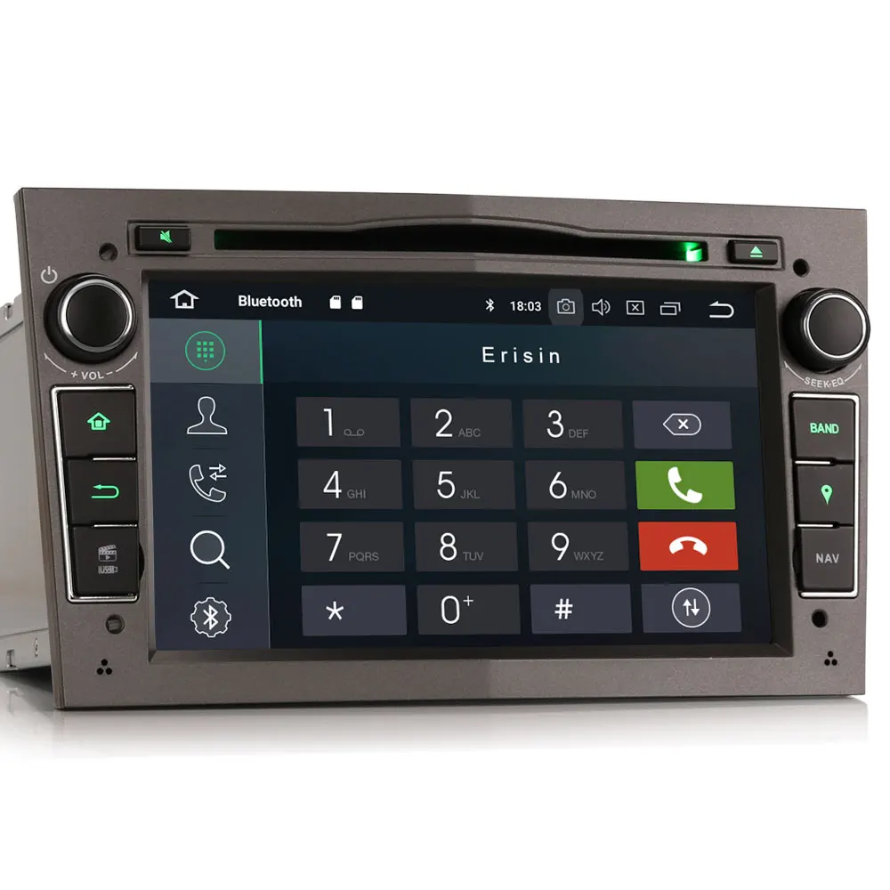 Discount Erisin ES7960PG  7" Android 9.0 Octa Core 4GB RAM Car DVD Radio BT for Opel Vauxhall Vextra Astra Corsa 1