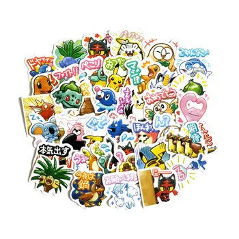 

40Pcs Pocket Monster Pikachu Stickers For Suitcase Luggage Laptop Bicycle Skateboard Car Graffiti Waterproof Sticker Decals