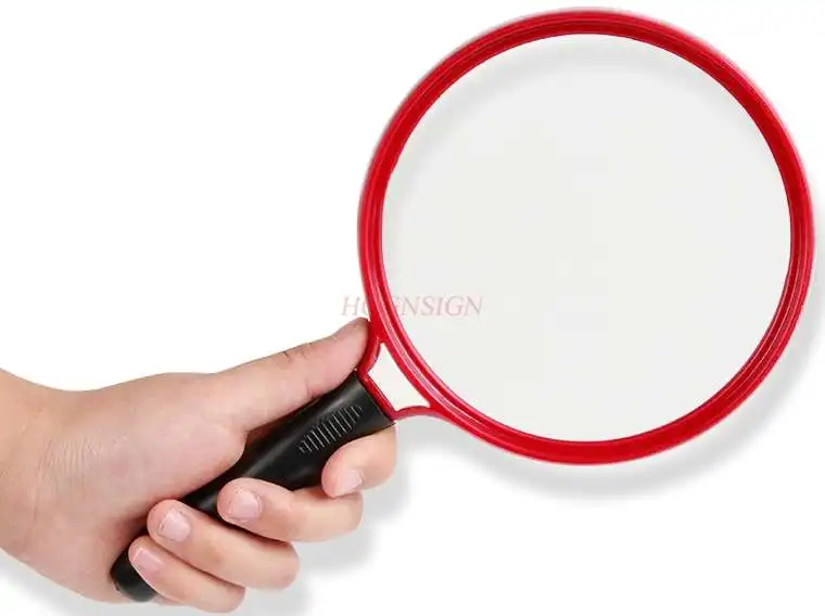 

Magnifying glass 10 times the elderly reading handheld optical glass large lens to read the newspaper newspaper clearing tools