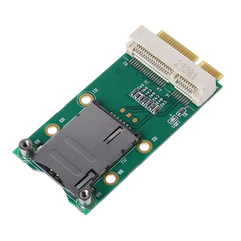 Mini PCI E Adapter Extension Card for 3G 4G Module USIM Card Slot with SIM Card 2