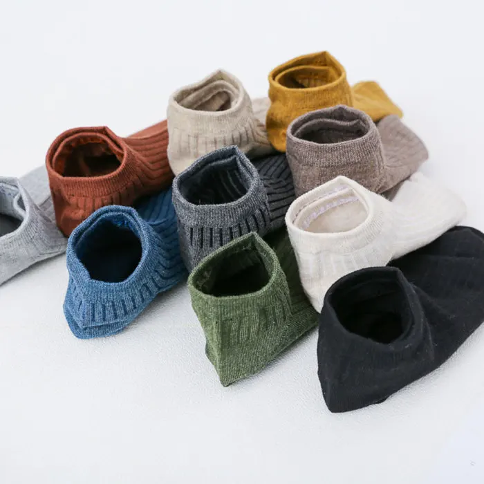 1 Pair Women Cotton Socks Casual Short Breathable Boat Socks Summer Sports Silicone Non-slip Sock LF88