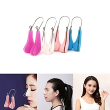 

1 Pcs Soft Silicone Nose Shaper Lifting Clip Nose Bridge Shaping Corrector Nose Up Massager Beauty Tools Invisible Correction