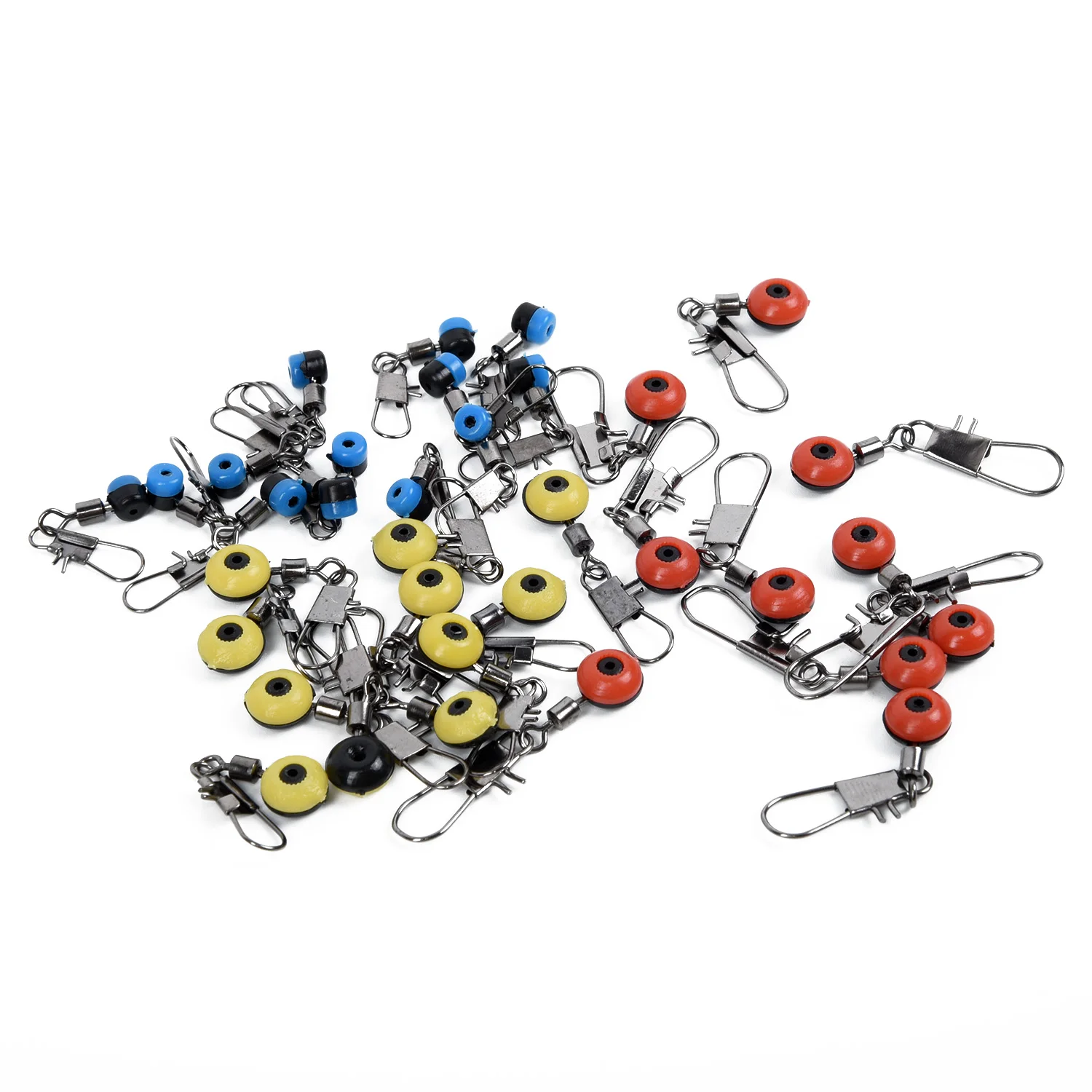 

Outdoor Sport Accessories Box Hard Interlock Fishing Swivel Snap Kit 100Pcs/Set