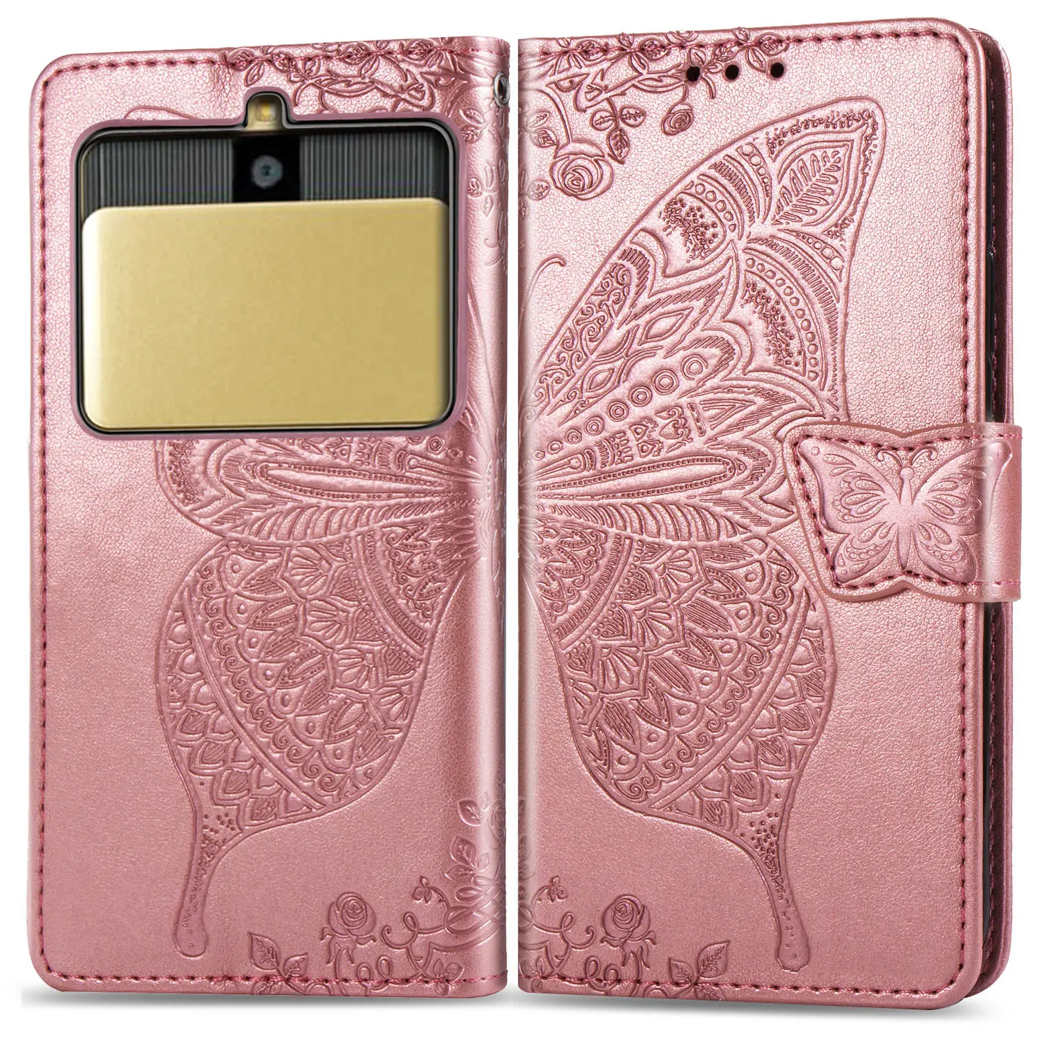 Cute Butterfly Case For Kyocera Basio 3 Kyv43 (5.0in) Cover